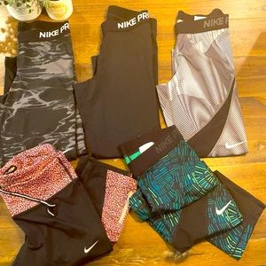 Nike Crop Pants Size Small Bundle of 5 Pants